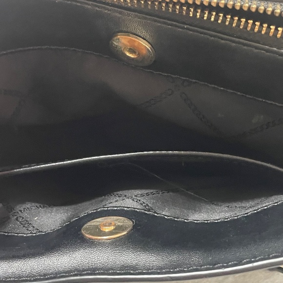 Michael Kors Edith Saffiano Satchel Handbag, Crossbody Black Pre-Owned - Picture 5 of 15